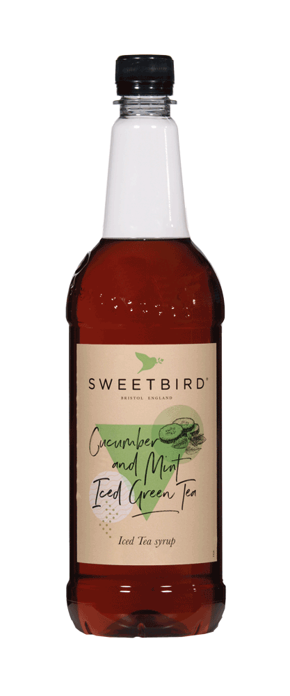 Sweetbird Cucumber and Mint Iced Green Tea Syrup - 1 Litre